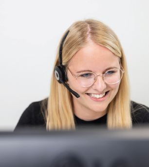 Mitarbeiter im Kundenservice